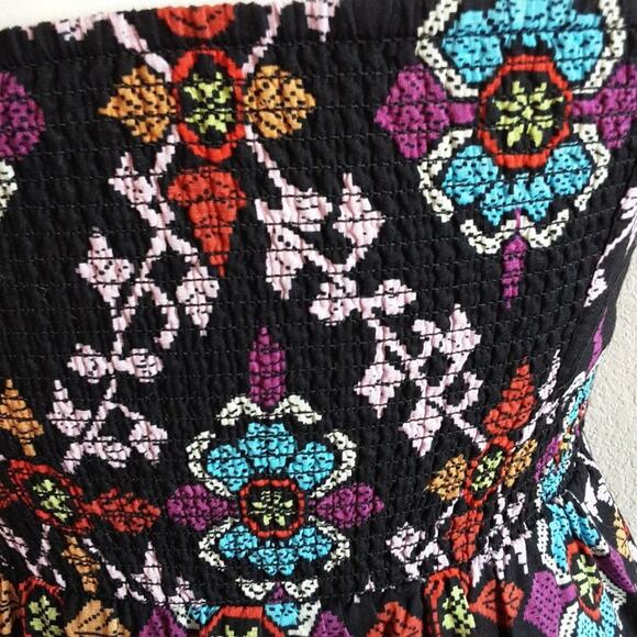 Anthropologie Edme & Esyllte Full Skirted Pinup Girl Primula Halter Dress 4 - Picture 11 of 15